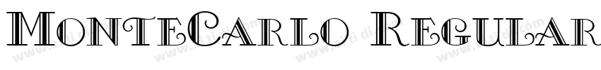 MonteCarlo Regular字体转换